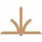Ekena Millwork Redmond Smooth Timber Gable Bracket, Western Red Cedar, 84"W x 56"H x 1 1/2"D x 5 1/2"F, 16/12 Pitch GBW084X56X0206RED00SWR - alternate 1
